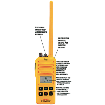 VHF GMDSS IC-GM1600E Atlantic Store